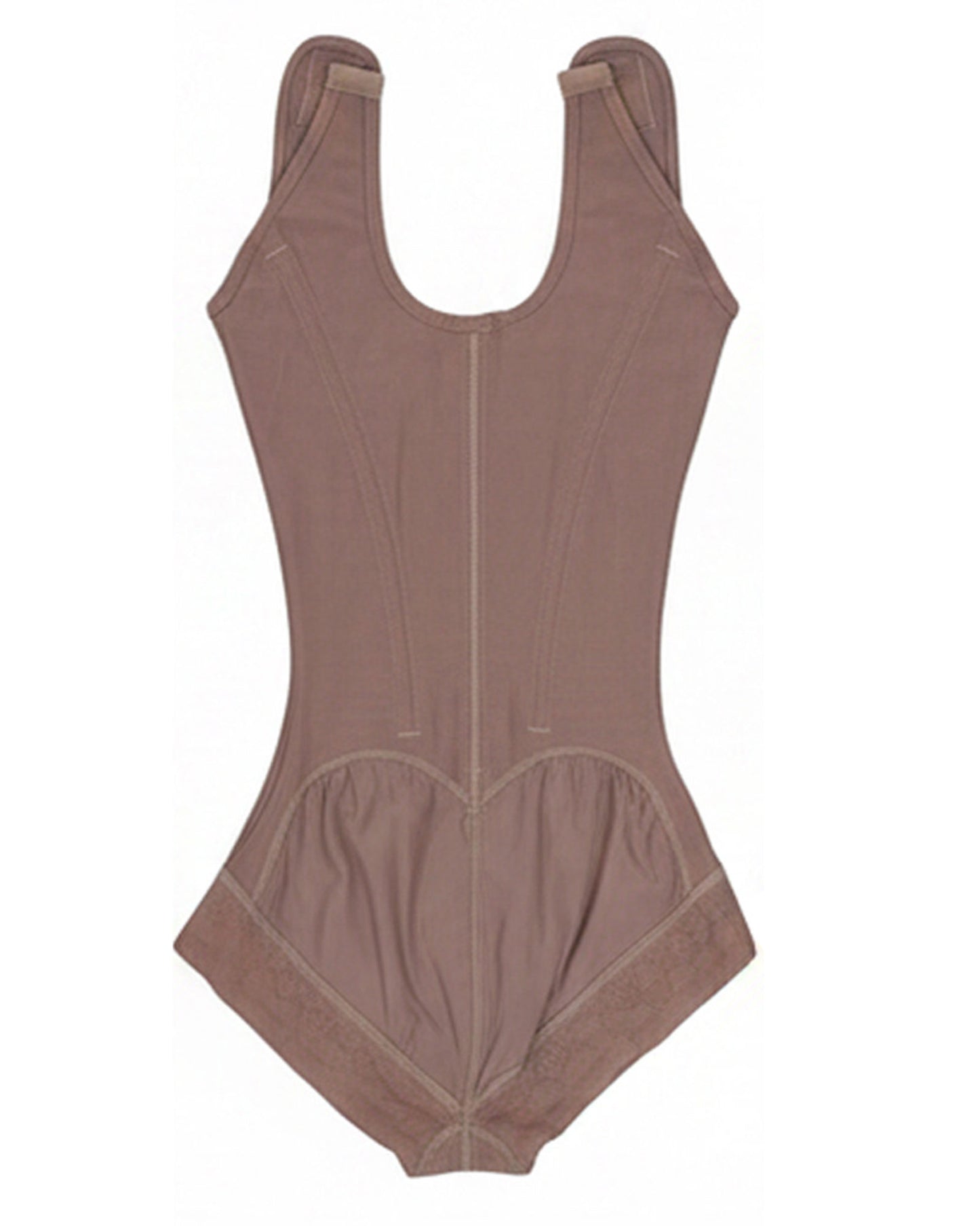 Zippered Front Opening Shapewear Bodysuit