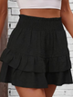 Ruffled High Waisted Shorts