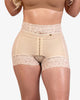 Floral Lace Front Hook Butt Lifting Shaping Shorts