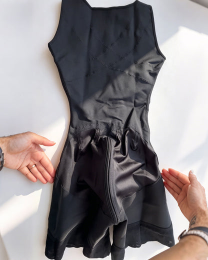 Adjustable Strap Mid-Thigh Bodysuit Shapewear with Butt Lifter