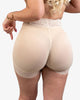 Floral Lace Front Hook Butt Lifting Shaping Shorts