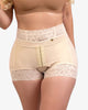 Floral Lace Front Hook Butt Lifting Shaping Shorts