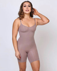 High Elastic Adjustable Strap Bodysuit Invisible Butt Lifter Tummy Control Shapewear Open Crotch Thigh Slimmer Bodyshaper