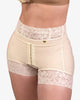 Floral Lace Front Hook Butt Lifting Shaping Shorts