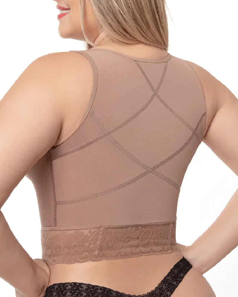 Hook &amp; Eye Front Push Up Faja Bra