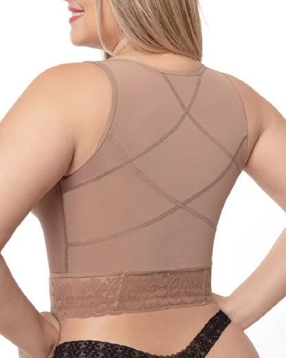 Hook &amp; Eye Front Push Up Faja Bra
