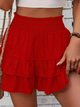 Ruffled High Waisted Shorts