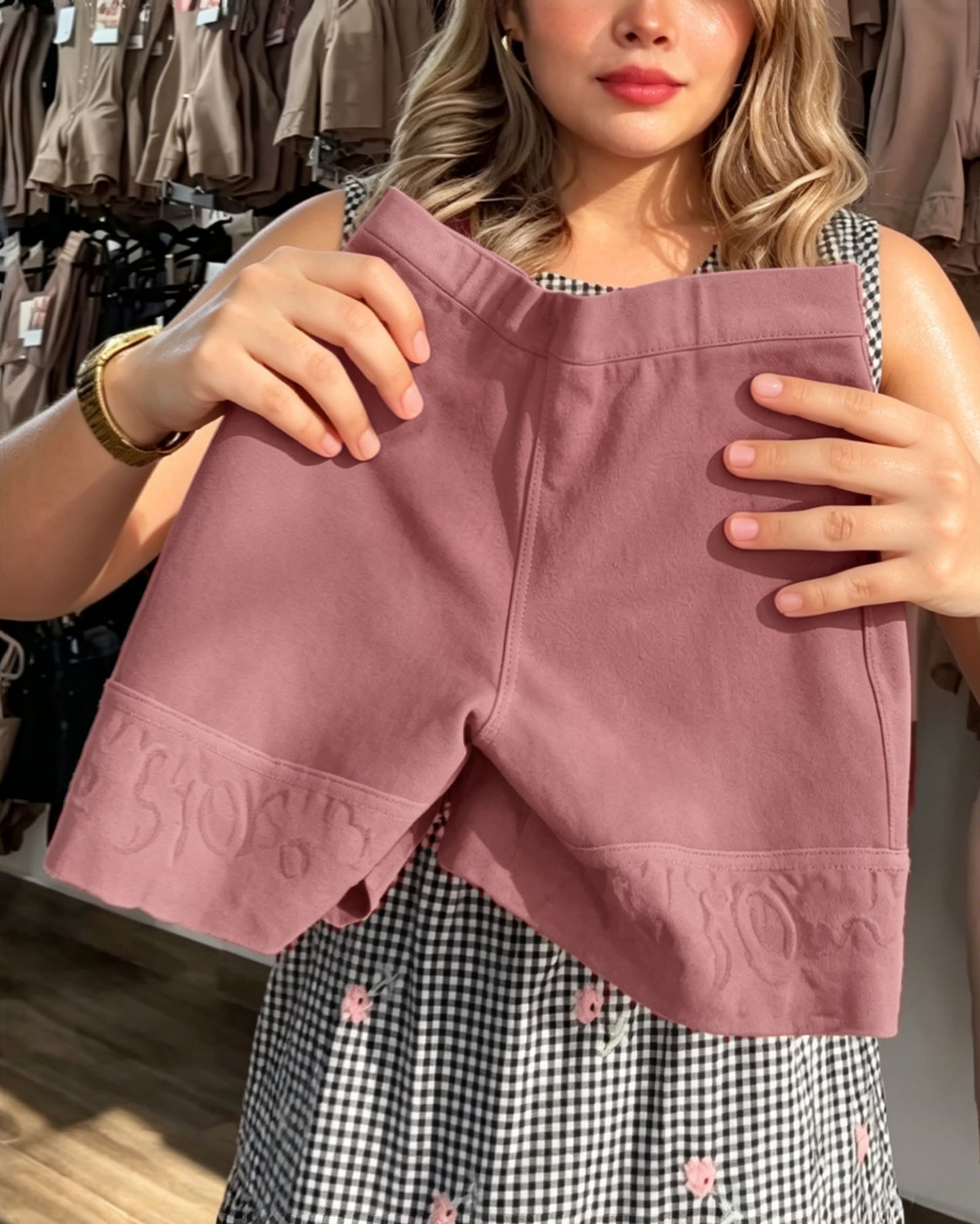 Butt Lifter Shaping Shorts with Lace Trim