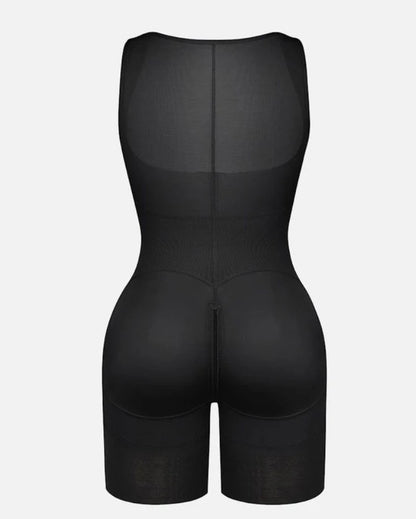Front Zipper Tummy Shaping Sleeveless Full Body Shaper