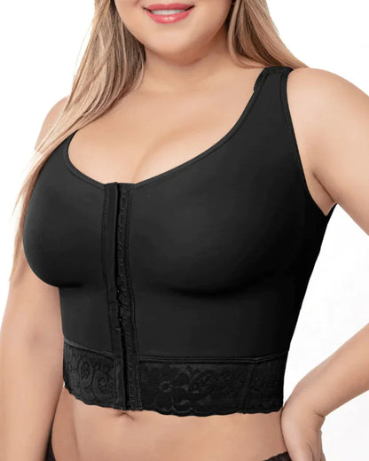 Hook &amp; Eye Front Push Up Faja Bra