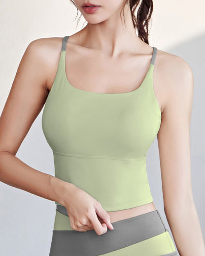 High Elastic Comfort Sports Vest with Bust Pad
