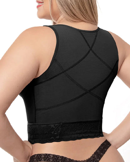Hook &amp; Eye Front Push Up Faja Bra