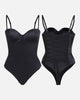 Back Lace-up Bodysuit Thong Seamless Shapewear