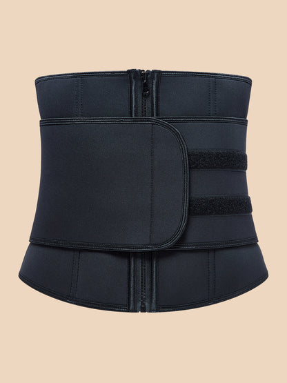 Rubber Zip Girdle Sports Tummy Corset