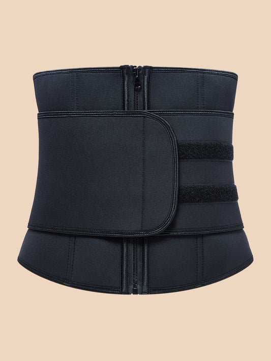 Rubber Zip Girdle Sports Tummy Corset