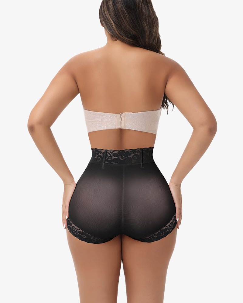 Invisible Low Waist Seamless Tummy Control Butt Push Up Short