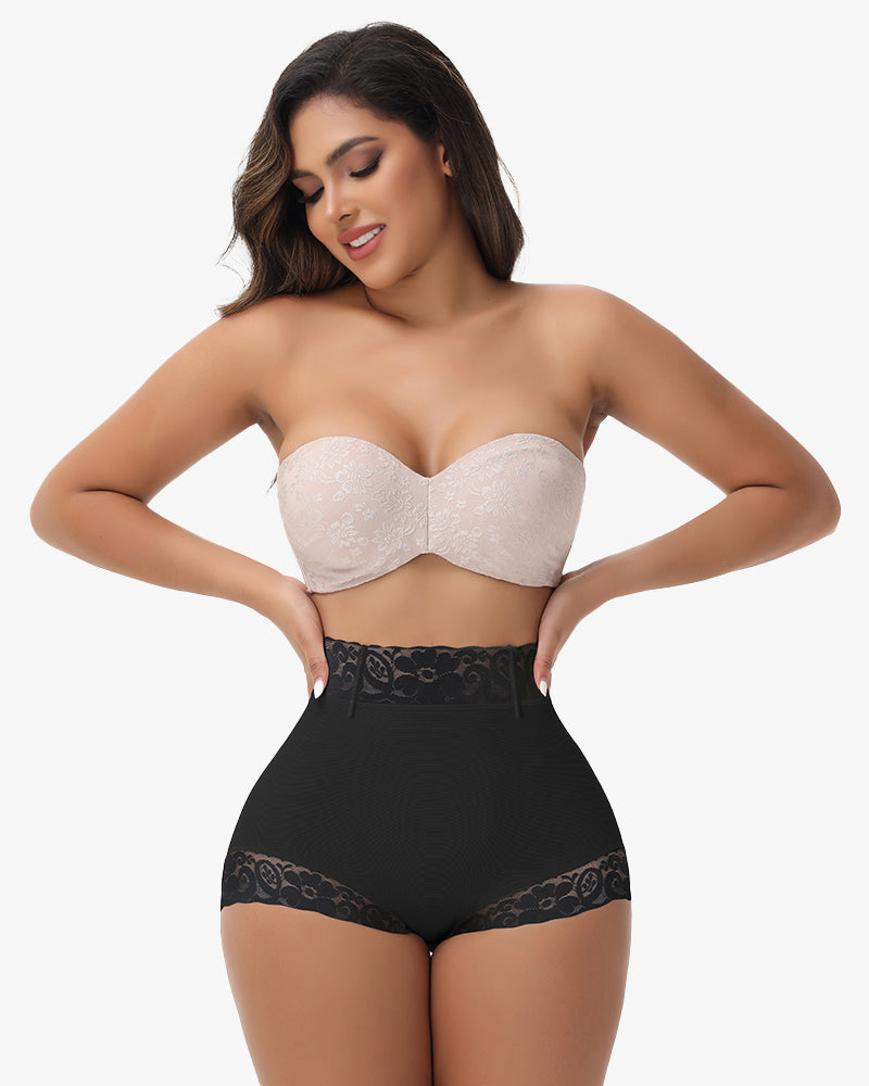 Invisible Low Waist Seamless Tummy Control Butt Push Up Short