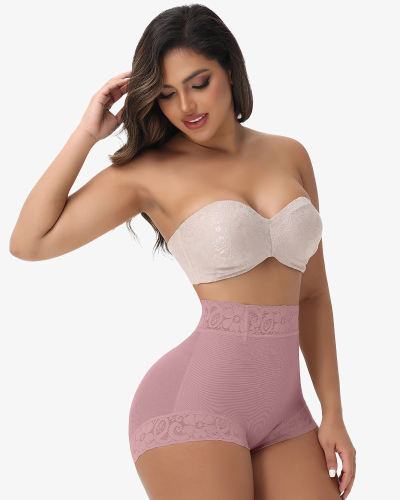 Invisible Low Waist Seamless Tummy Control Butt Push Up Short