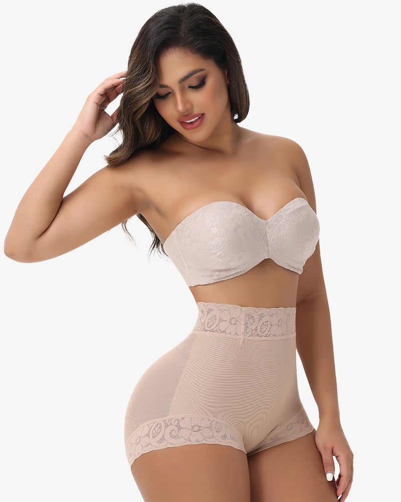 Invisible Low Waist Seamless Tummy Control Butt Push Up Short