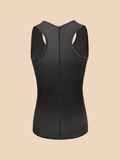 Sweat-wicking Shapewear Zip-Reinforced Three-Belt Belt