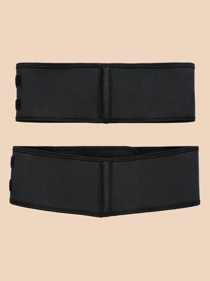 Corset Latex Buckle Waist Corset Belt LATEX Rubber Straps Corset