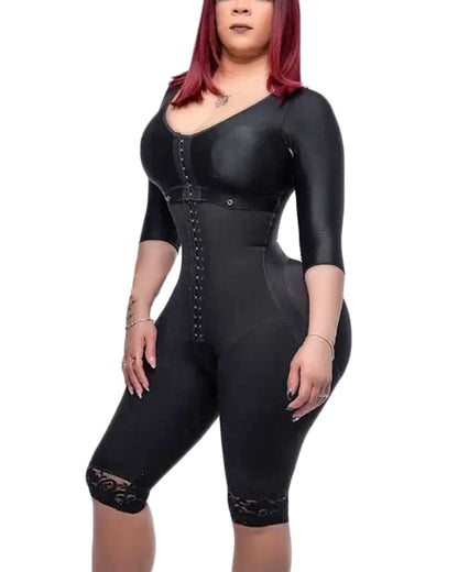 Colombian Girdle With Small Waist Large Hips, For BBL, With Bracelet And Sleeve | Guitar Curves