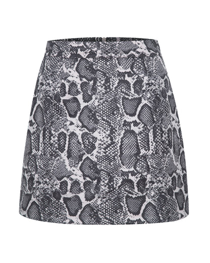 Leopard Print Sexy Hip Skirt