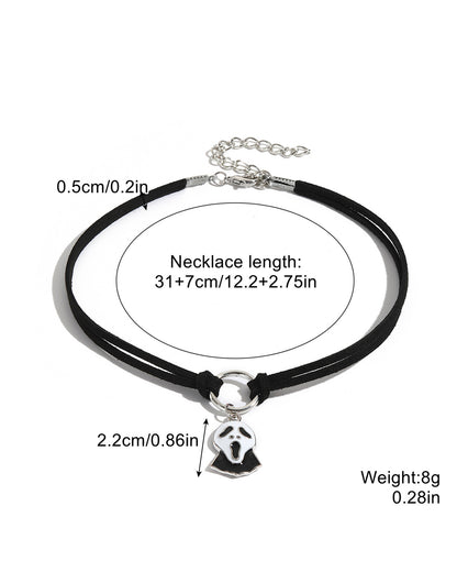 Halloween goth necklace