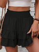 Ruffled High Waisted Shorts