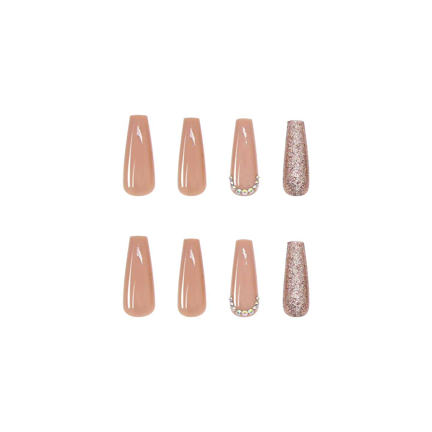 Diamond Studded Glitter Wearable Manicure