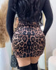 Leopard Print Sexy Hip Skirt